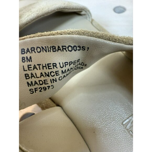 Steve Madden Baroni Sandals Sand Suede Leather Size 8 M Chunky Platform - Picture 9 of 11